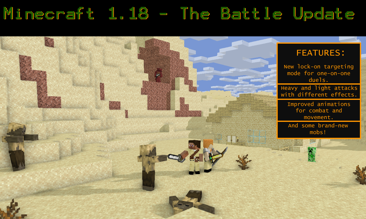 minecraft combat update ps4