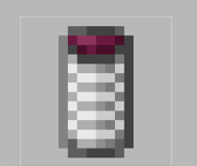 Cranberry Juice, obtained by crafting Cranberries and Sugar with a Tin Can.