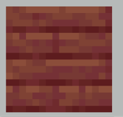 Redwood Wood, the thirteenth wood type to be added to Minecraft. It generates in the Taiga Biome.