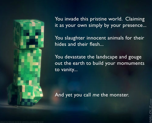 I added Creeper Pets that Grow into Minecraft 