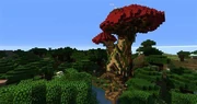 A Massive Mushroom, an extremely rare structure that can generate in the Mushroom Islands.