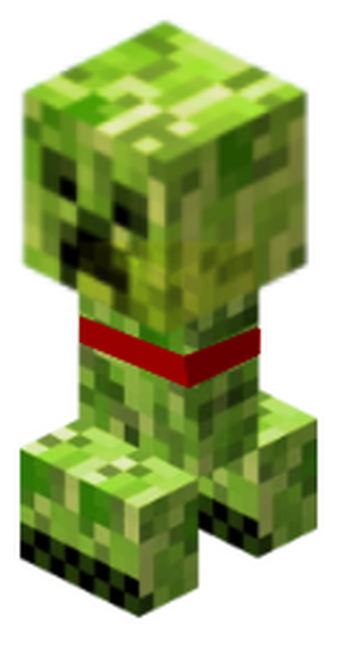 I added Creeper Pets that Grow into Minecraft 