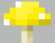 Yellow Mushrooms, one of the many new Mushroom Variants added in 1.20.