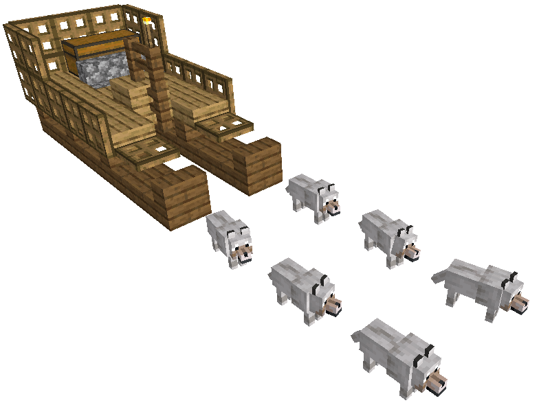 Dog Sled | Minecraft Fanon Wiki | Fandom