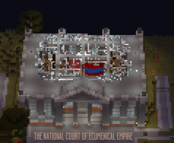 A poster of the National Court in Pressburg