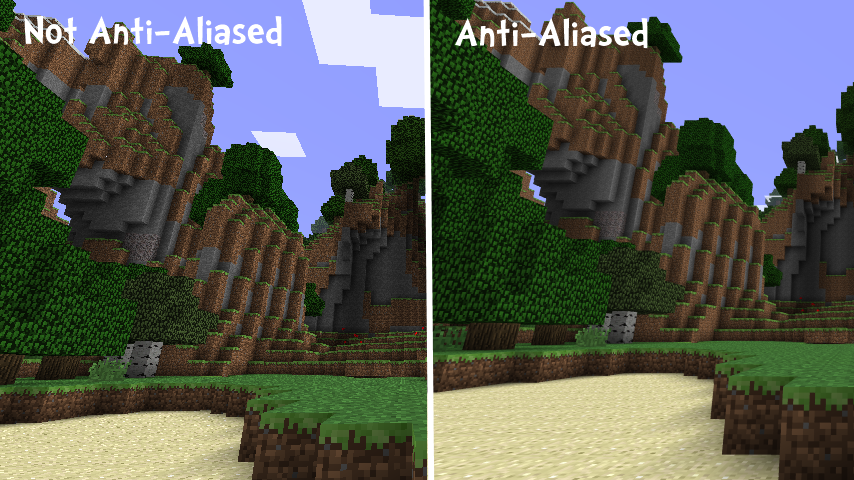 Anti Aliasing Minecraft Bedrock Wiki Fandom