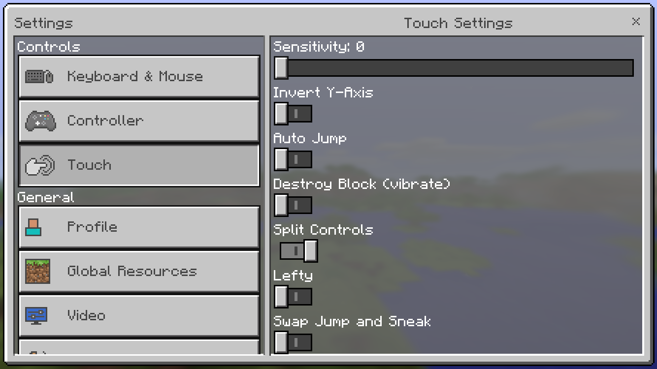 Settings Minecraft Bedrock Wiki Fandom