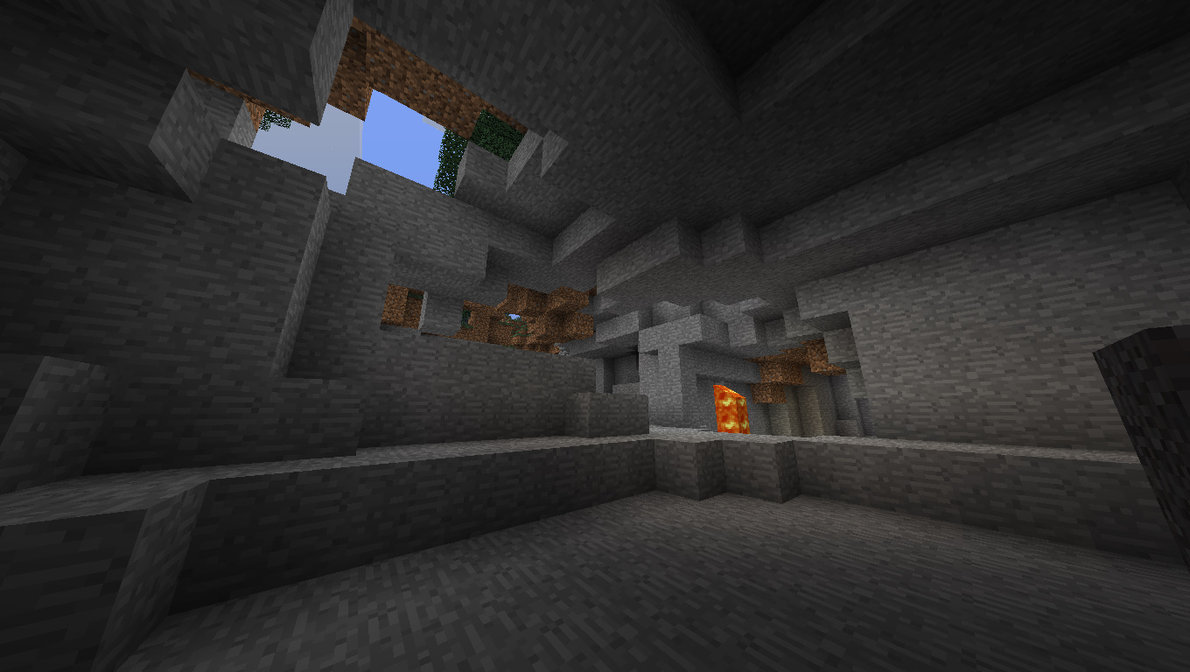 Minecraft Cave Background