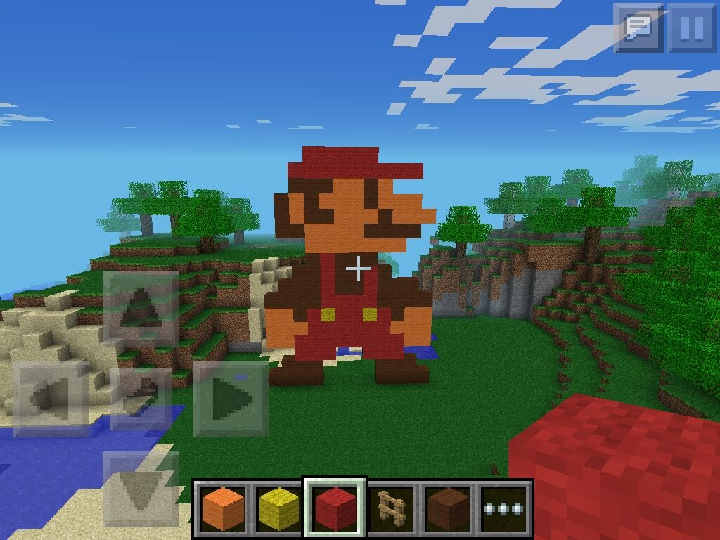 I made Mario in classic Minecraft. : r/Minecraft