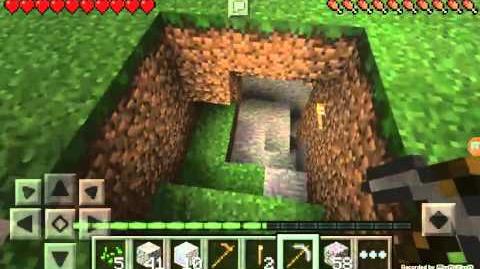 Minecraft Pocket Edition Part 4 Mining and Stuff