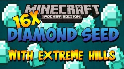 16 DIAMOND SEED for Minecraft Pocket Edition - Epic Seeds