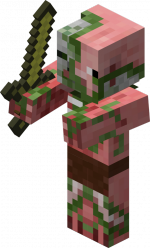 Zombie Pigman Minecraft Bedrock Wiki Fandom