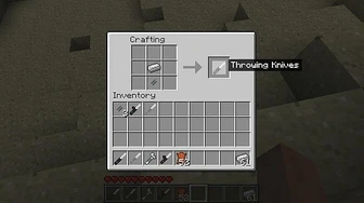 Throwing knife mod | Minecraft skins mods and severs Wiki | Fandom