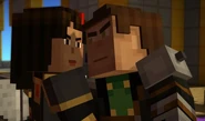 Aiden threatening Jesse.