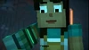 Jesse staring at the gauntlet.