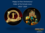 Minecraft Story Mode Wikia Happy 1st Year Anniversary! Order of the Female Jesse