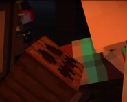 Jesse taking a pumpkin in the Temple of the Old Builders.