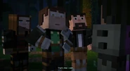 Aiden's reaction to Jesse's feedback.