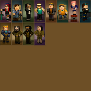 DanTDM's portrait with others and Calvin's and Ivy's.