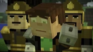 Aiden under arrest.