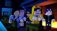 DanTDM with some YouTubers and Ivor.