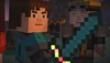 Jesse showing the Enchanted Sword to Axel. (Determinant)