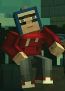 An unnamed griefer resident in Boom Town.