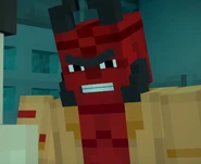 Oxblood talking to Jesse in the Mush Room.