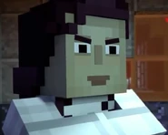 Xara meeting Jesse, Nurm, and Lluna.