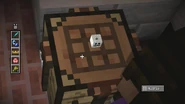 The White Pumpkin on a Crafting Table