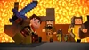 An Episode 8 preview image of Jesse and Ivor in a Lava Race.