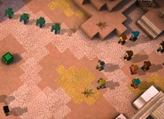 Mind- Controlled-Citizen, Chipped Zombies, and Chipped Petra and Chipped Lukas following Jesse and Ivor.