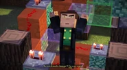 Aiden making fun of Jesse's build.