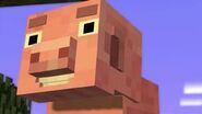 Jesse's pet pig Reuben, a notable passive mob.