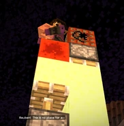 Mcsm ep4 vertical-flying-machine.jpg (185 KB) The TNT stop the flying machine, which is rotated 90 degrees.