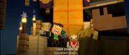 Aiden chilling on the Founder's throne Netflix version