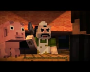 Otis with a Stone Axe.