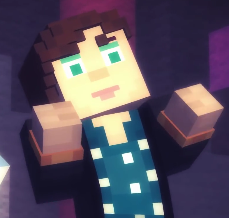 Personagem Autentic e Lidya Minecraft