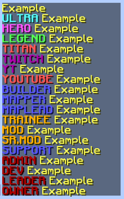 (Java Edition) Mineplex Chat Ranks