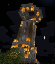 Zenburg tower on flames