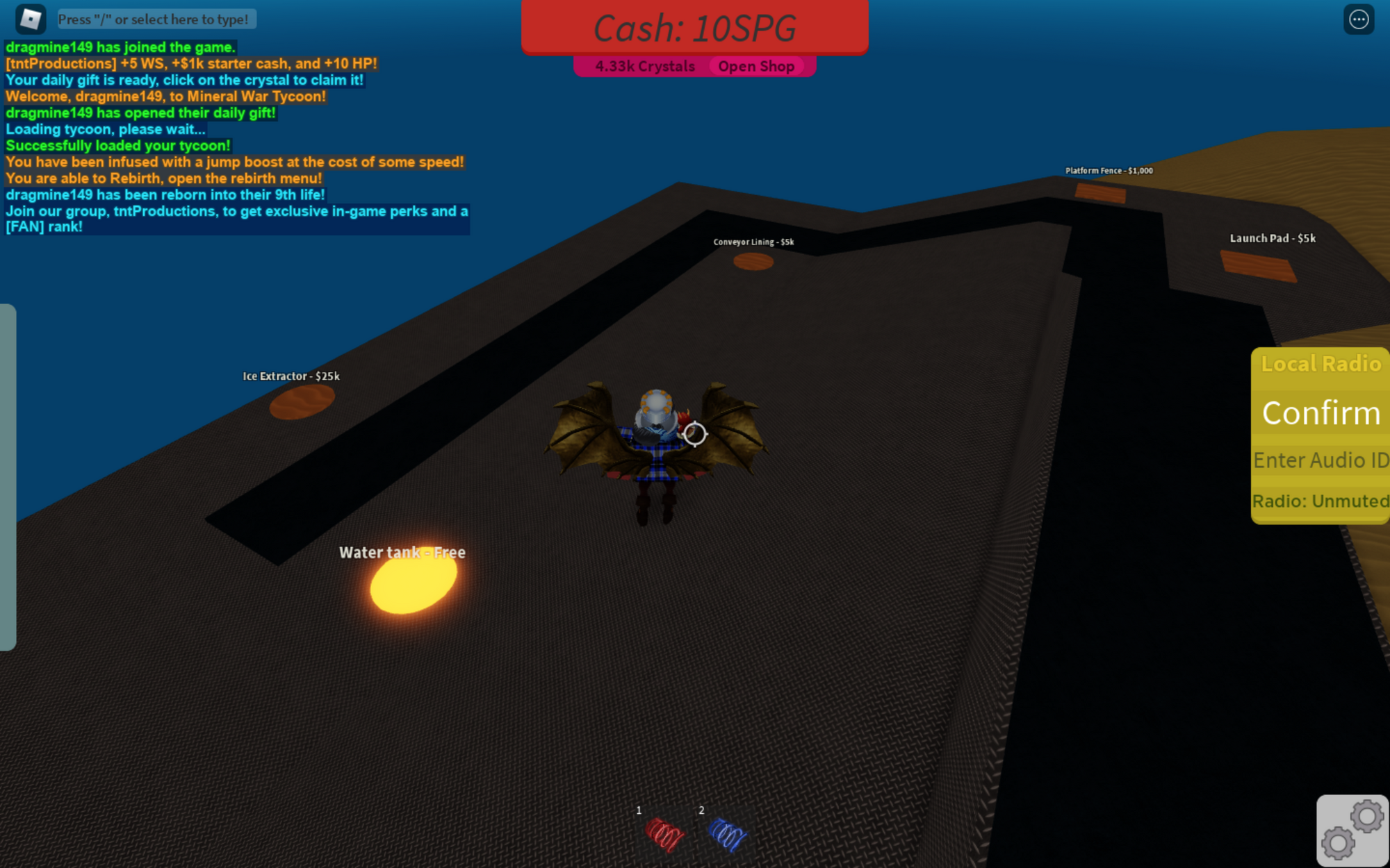 Beach Mineral War Tycoon Wiki Fandom - roblox mineral tycoon