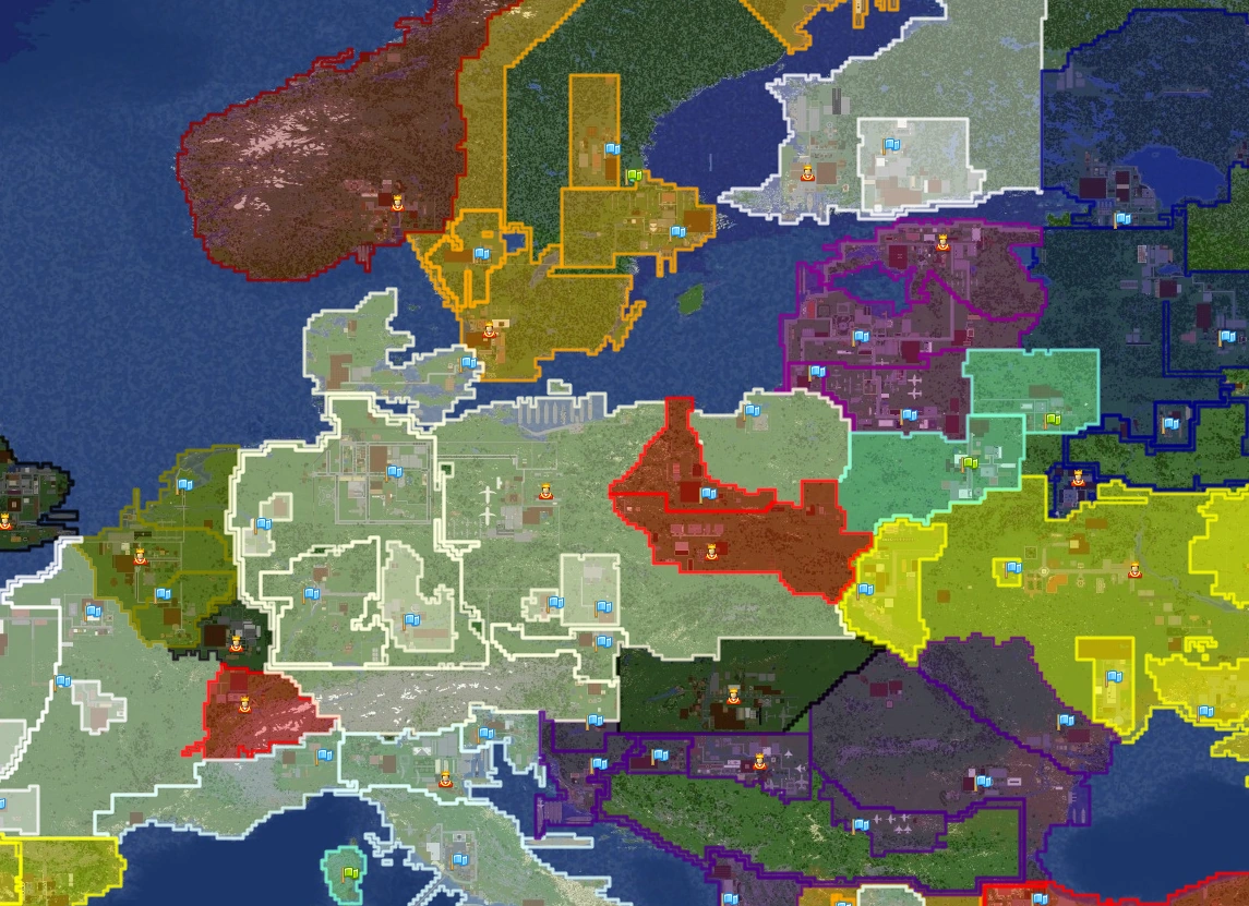 Mineway map. Mineway map