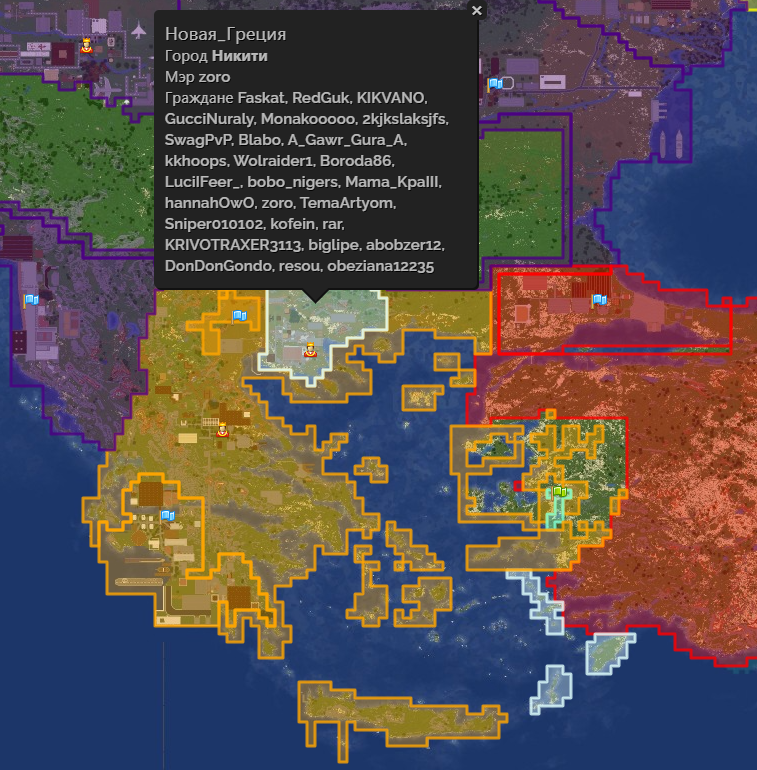 Mineway map