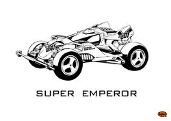 Tamiya 18632 - Mini 4WD Dash-01 Super Emperor con Telaio MS