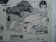 Dash-04 Cannonball Wail in a Tamiya catalog.
