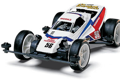 自動車 TAMIYA JUNIOR SUPER SABRE Super Sabre Junior Racer Mini 4WD Card Shogakukan Japanese