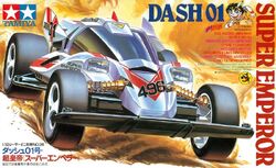 自動車 TAMIYA SUPER EMPEROR CUPNOODLE & DASH 01 Tamiya 18632 Mini 4WD Pro Series DASH-01 Super Emperor (MS