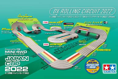 Tamiya 94892 Mini 4WD Japan Cup Junior Circuit (Red/White