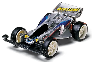 Tamiya 1/32 Mini 4WD Zenquish Progress VS Chassis #94870 This kit features a boldly modified Vanq Tamiya 1/32 Mini 4WD Zenquish Progress VS Chassis #94870 This kit features a boldly modified Vanq