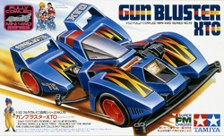 ミニ四駆 4点セット GUNBLUSTER XTO 他 ミニ四駆】Tamiya Mini 4WD Kits: Gun Bluster XTO Light Blue
